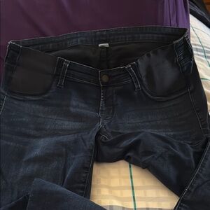 Old Navy Maternity Jeans “Rockstar” Skinny Side Panel 12